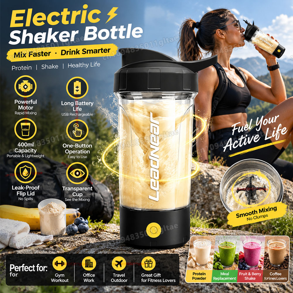 Protein Bar - كوب خلاط كهربائي محمول، كوب خلاط