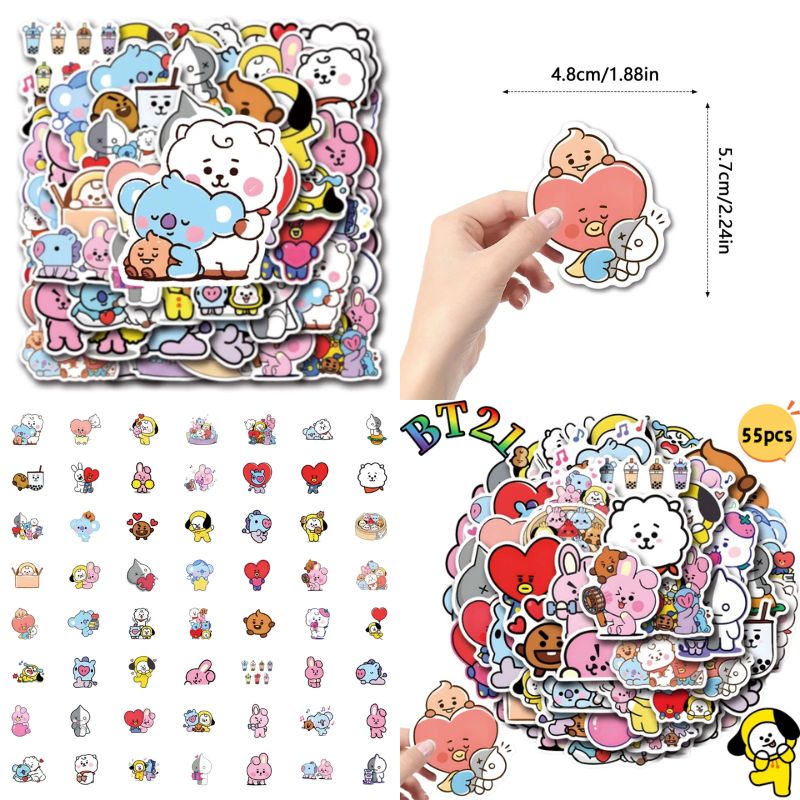 ملصقات BT 2 1 Chimmy Cooky koy - مراجعة Cookies Pack وسعره