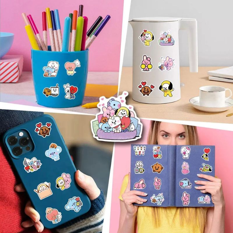 ملصقات BT 2 1 Chimmy Cooky koy - مراجعة Cookies Pack وسعره