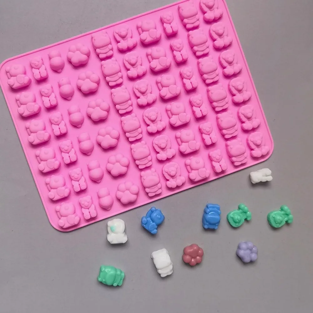 5 قطعة قوالب السيليكون الحلوى  - مراجعة Gummy Candy وسعره