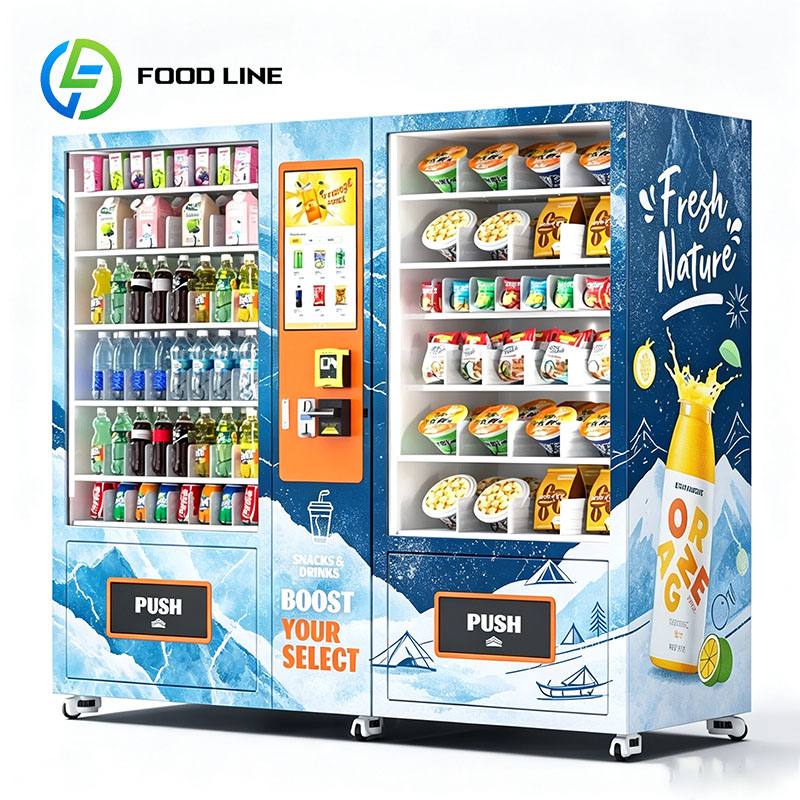 ماكينة بيع الأطعمة والوجبات ال - مراجعة Food Snacks Drinks وسعره